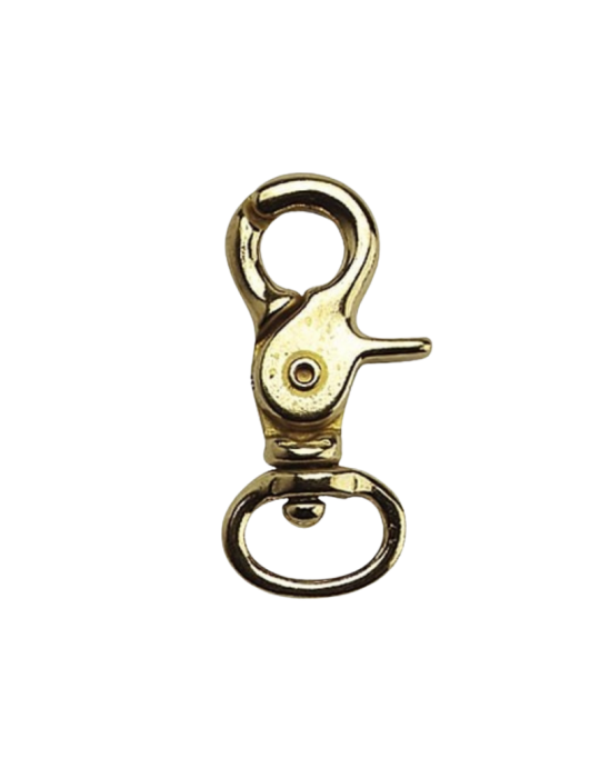 Mousqueton mexicain laiton – Sellerie Baude