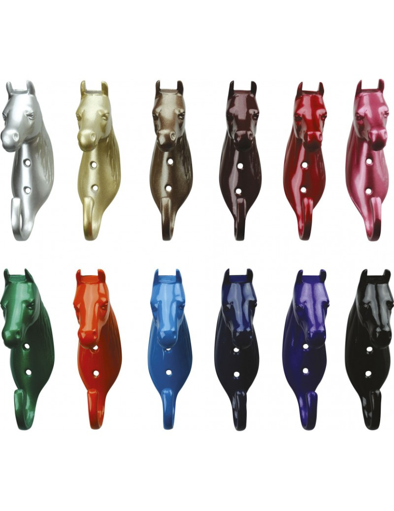 Porte bride tête de cheval