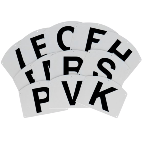 Set de 12 lettres HIPPOTONIC