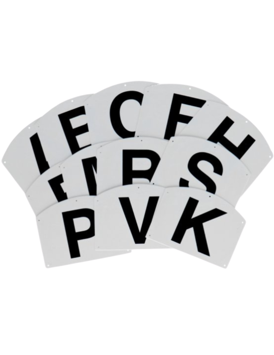 Set de 12 lettres HIPPOTONIC