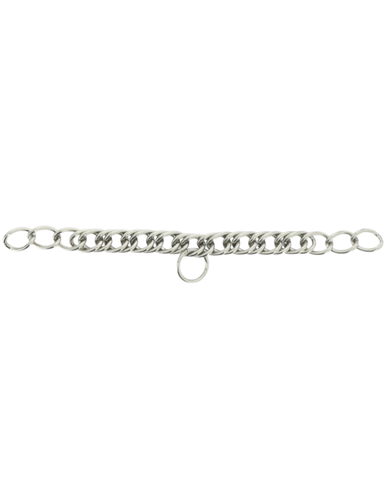 Gourmette en acier nickelé