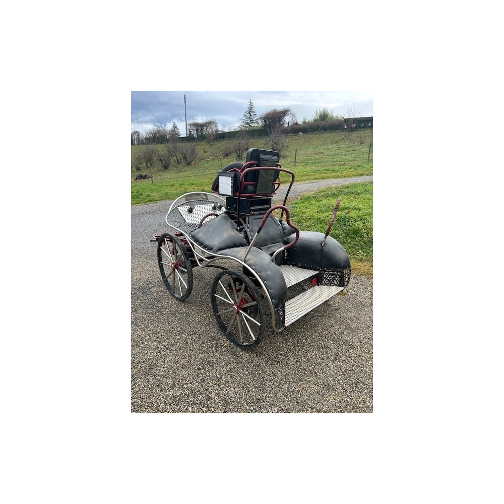 Voiture d'attelage d'occasion - Voiture paire poneys -Equiteck
