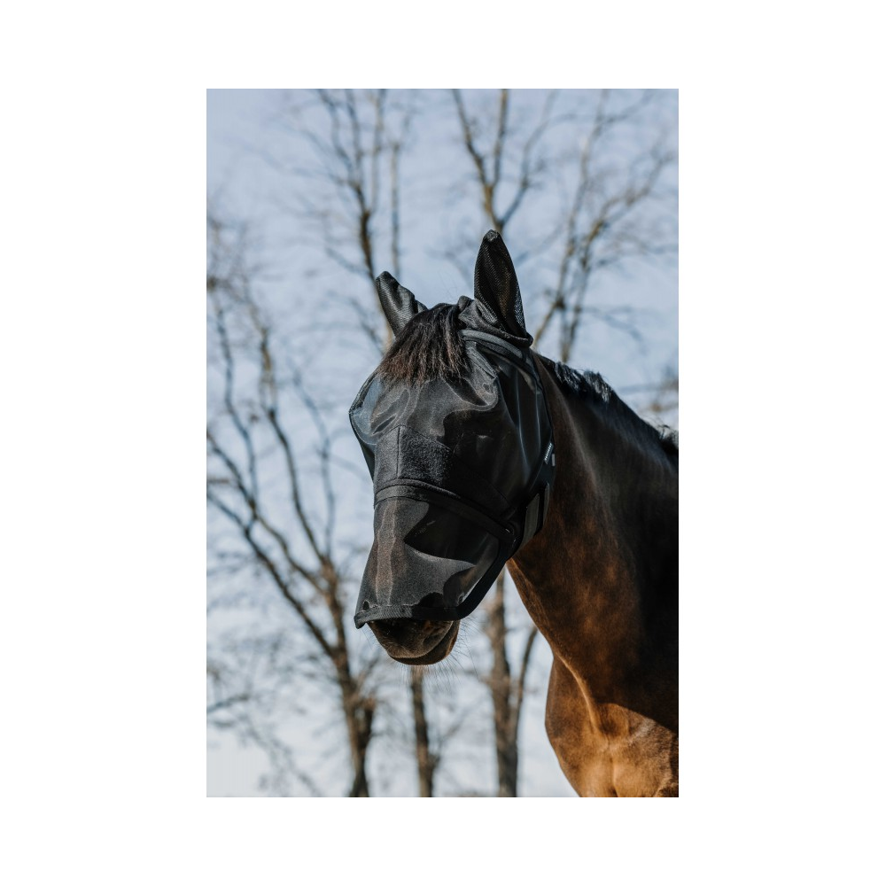 masque anti-mouche 2 en 1 - Equithème masque anti-mouche 2 en 1 - Equithème