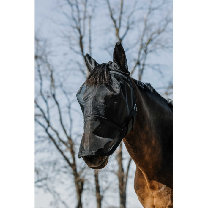 masque anti-mouche 2 en 1 - Equithème masque anti-mouche 2 en 1 - Equithème