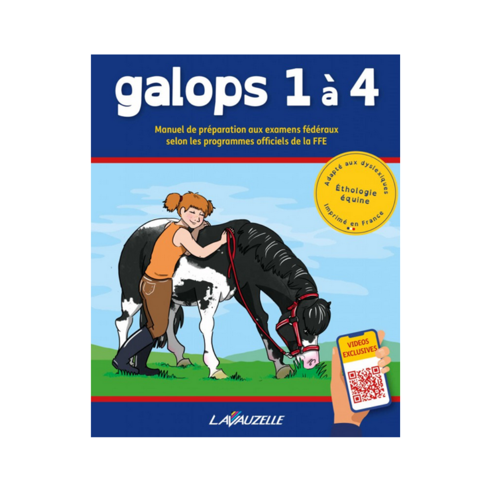 Manuel galops 1 à 4 avec vidéo - Lavauzelle