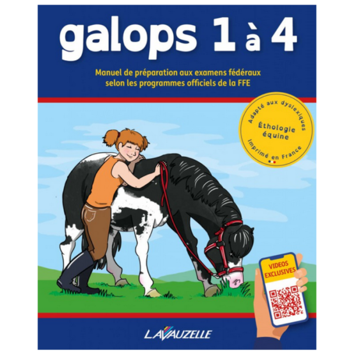 Manuel galops 1 à 4 avec vidéo - Lavauzelle