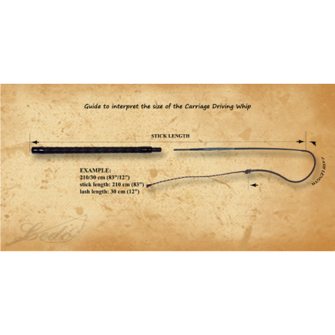 Fouet poignée caoutchouc - LEDO 2