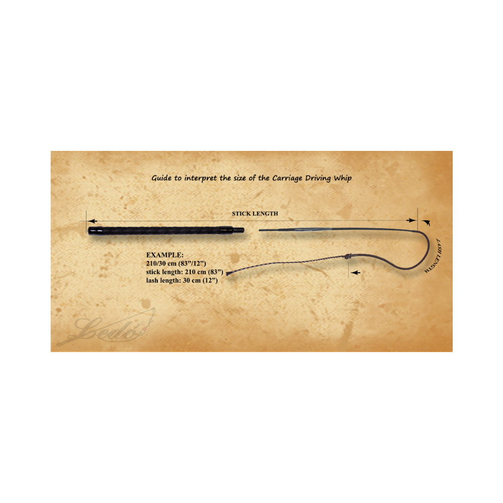 Fouet poignée caoutchouc - LEDO