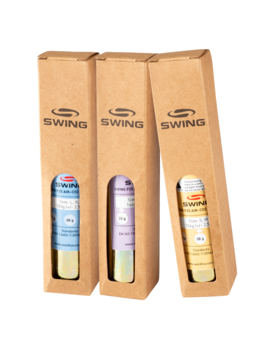Cartouche de rechange CO2 pour gilet airbag P25 AIR - SWING