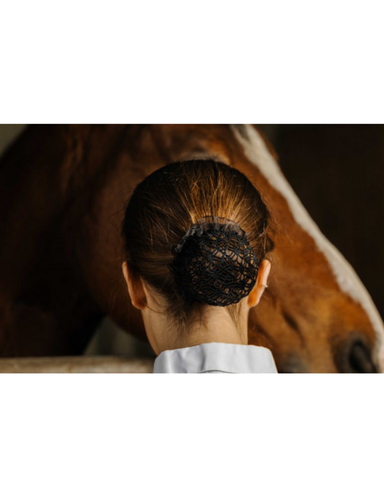 Barrette résille pour cheveux Floral - EQUITHEME