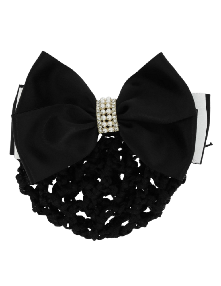 Barrette résille pour cheveux Perle - EQUITHEME