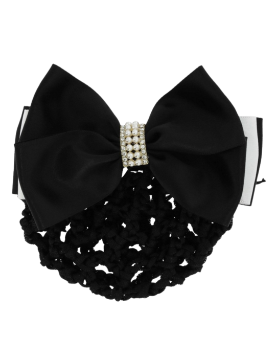 Barrette résille pour cheveux Perle - EQUITHEME