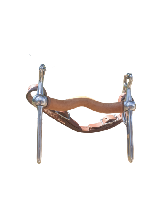 Gainage de mors, Enrobage du canon du mors avec un cuir fin