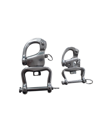 Mousqueton de sécurité passe large