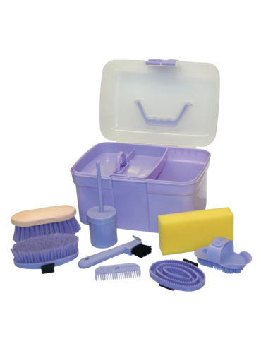 Coffre de pansage complet 8 pièces - KERBL