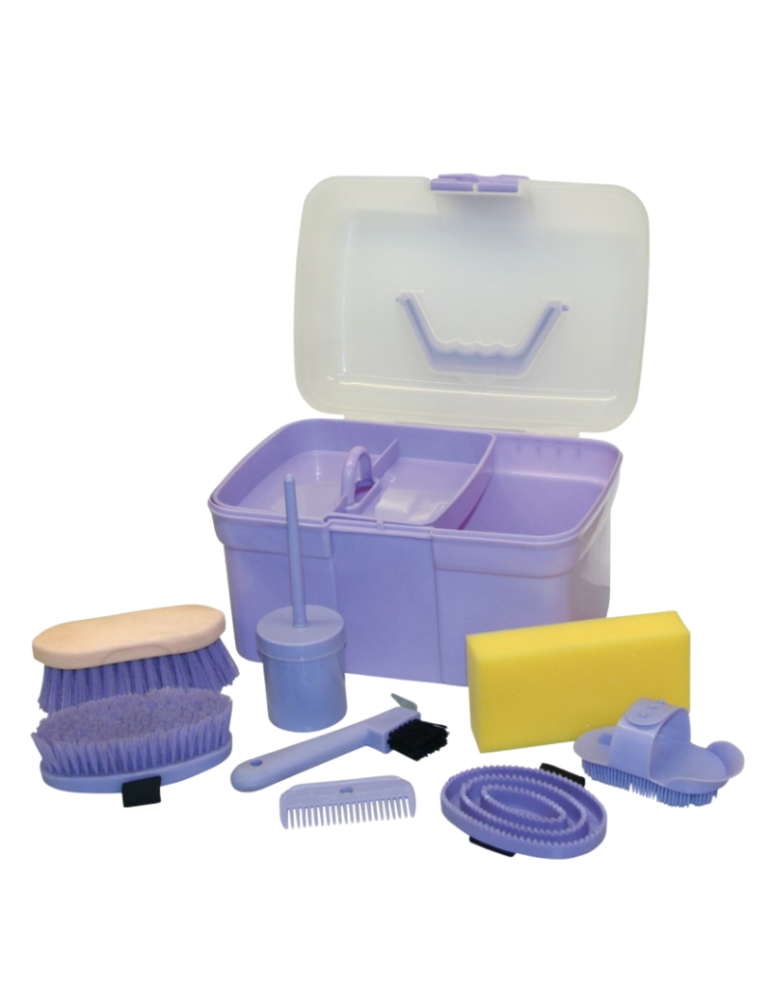 Coffre de pansage complet 8 pièces - KERBL