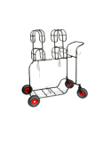 Chariot pour 4 harnais - Glinkowski