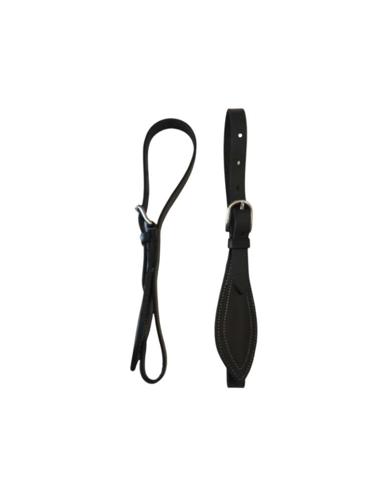 Porte trait en cuir pour voiture d'attelage