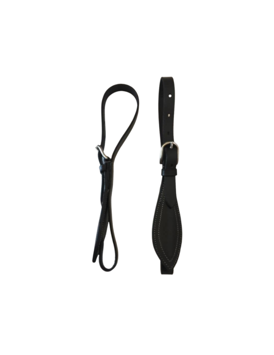 Porte trait en cuir pour voiture d'attelage