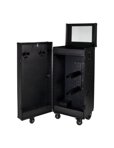 Armoire porte-selle avec profils noirs