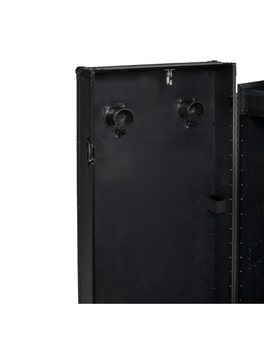 Armoire porte-selle avec profils noirs