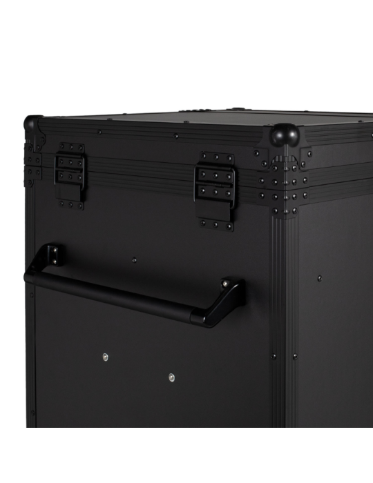Armoire porte-selle avec profils noirs