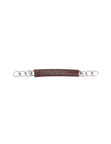Gourmette en cuir METALAB