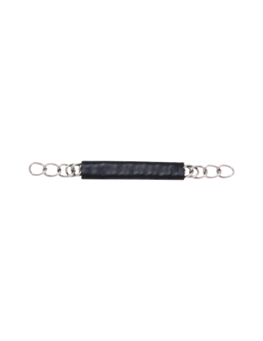 Gourmette en cuir METALAB 2