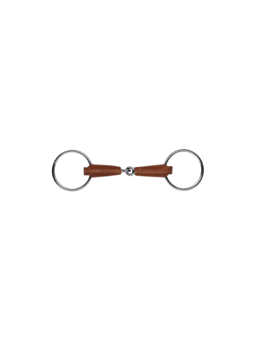 Mors 2 anneaux gainé cuir - FEELING