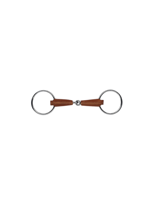 Mors 2 anneaux gainé cuir - FEELING