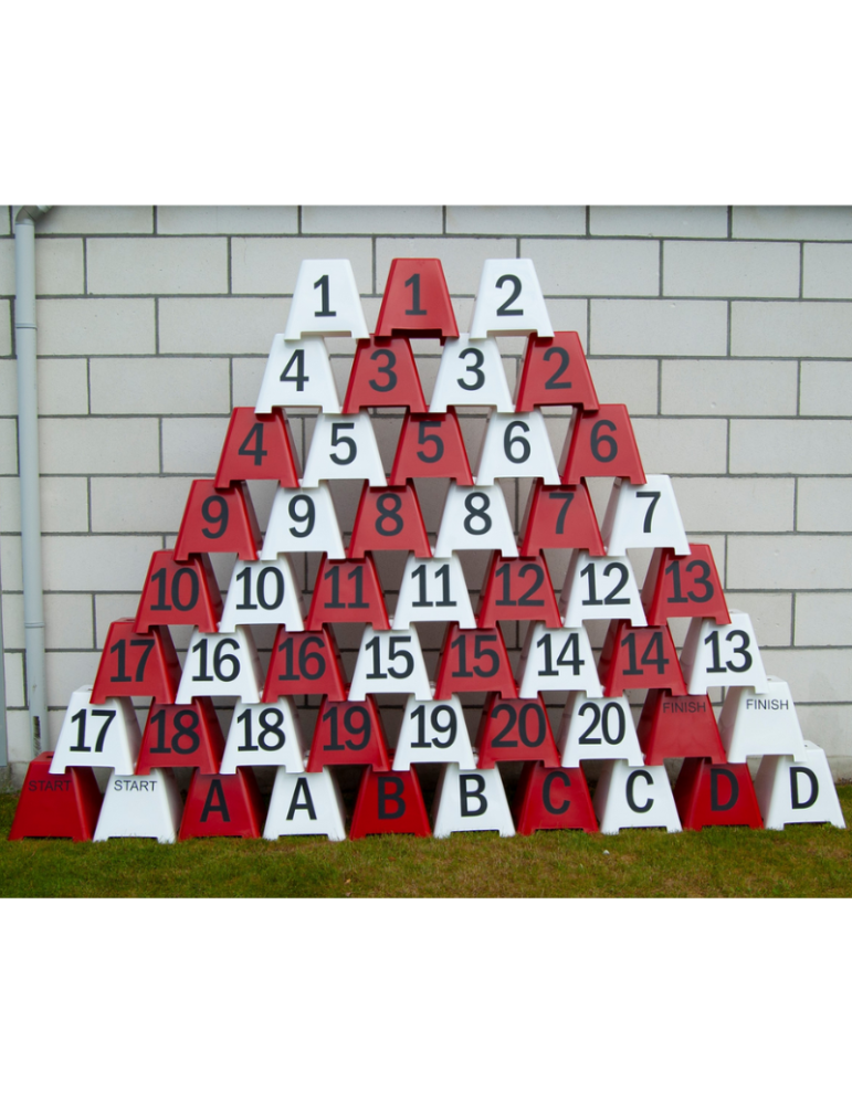 Lettres et numéros pour maniabilité