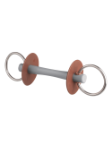 Mors de filet avec canon Comfort fin, anneau 7,5 cm - Beris