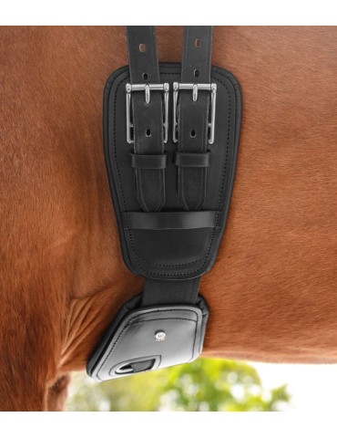 Sangle courte en cuir élastique - Waldhausen