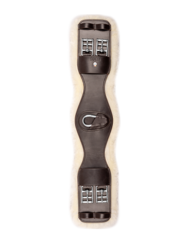 Sangle courte en cuir Waldhausen avec ECO Wool - Waldhausen