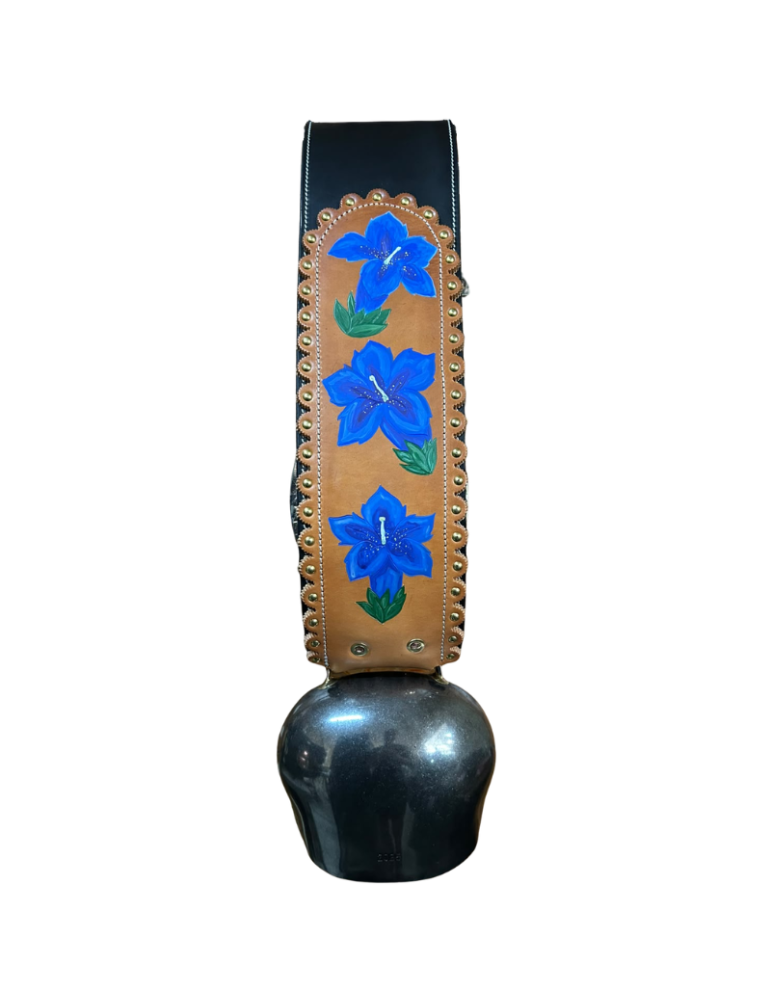 Varrone 1ère qualité n°12 décorée fleurs bleues