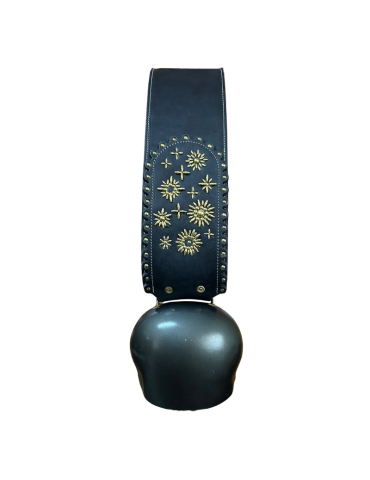 Varrone n°14 décorée clous collier noir