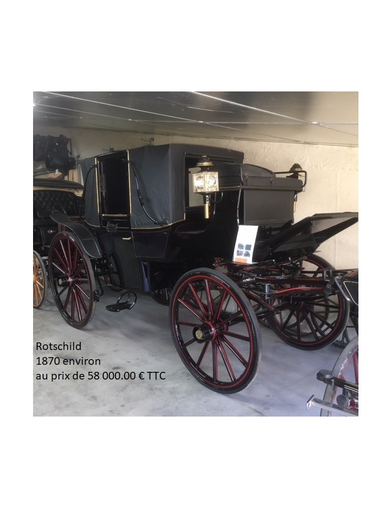 Voiture d'attelage Rotschild de 1870 environ