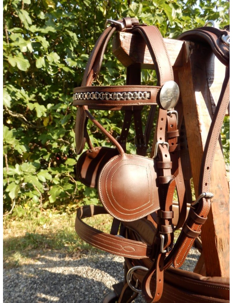 Harnais en simple en cuir huilé - SB