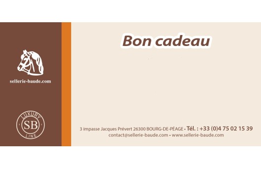 Bon cadeau Sellerie Baude